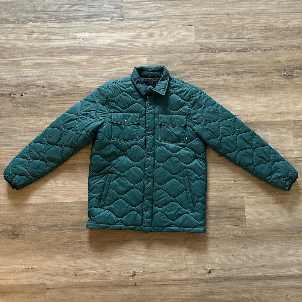 Vans Men's Quilted Green Jacket